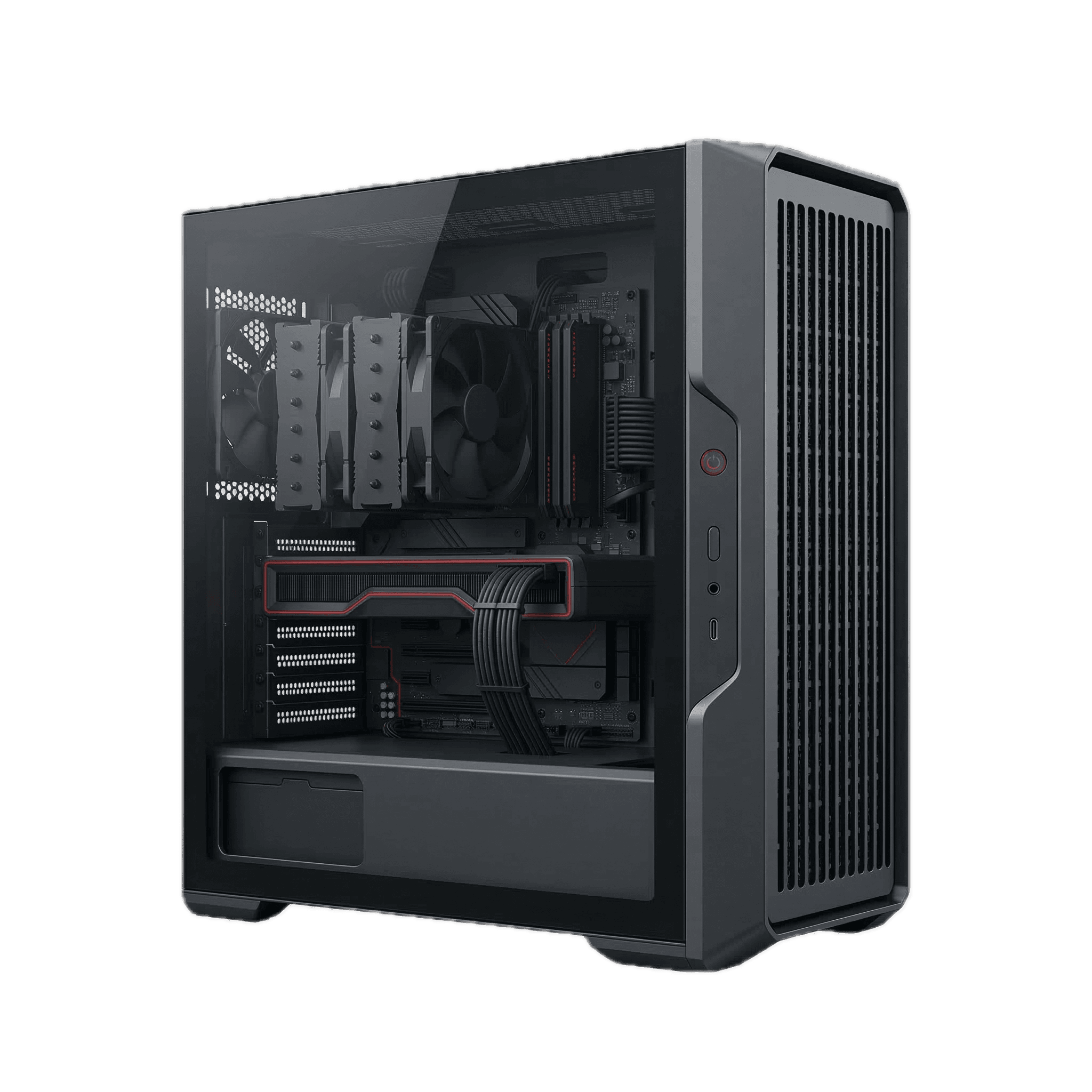 Custom PC tower illustration